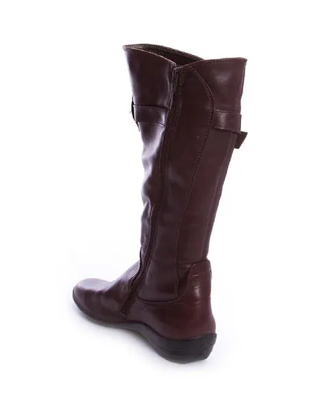 bota pratik hebilla marron